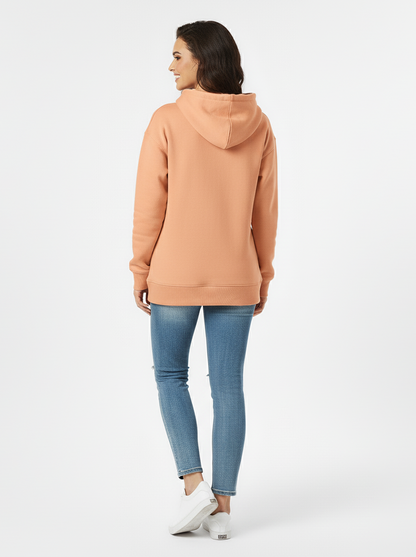 Peach Blossom 390 GSM Luxury Pullover Hoodie | Rizqé by Zadine Soft Pastel Solids